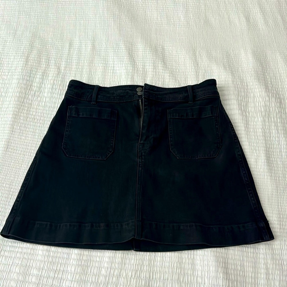 Madewell Stretch Denim A Line skirt